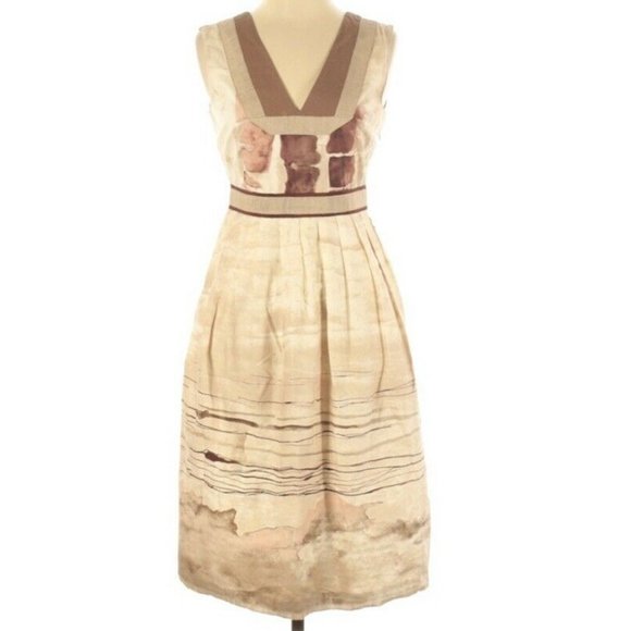 Philosophy di Alberta Ferretti Dresses & Skirts - Philosophy di Alberta Ferretti Brown Dress 4 Small Sleeveless RARE GORGEOUS